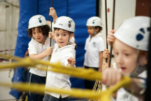 High and low rope courses