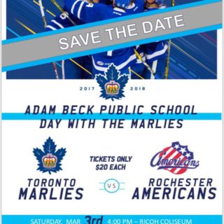 Adam Beck Day with the Marlies